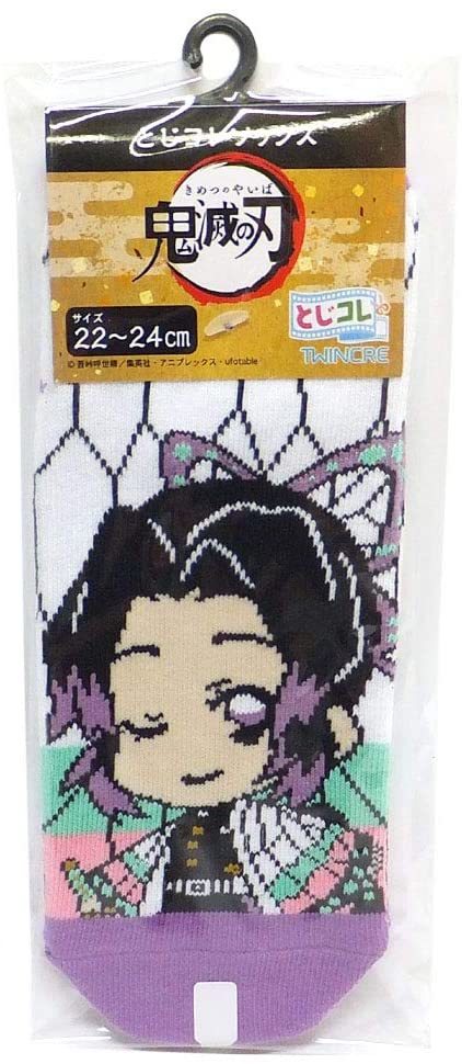 鬼滅の刃 とじコレ ソックス 蟲柱 胡蝶しのぶ拍卖