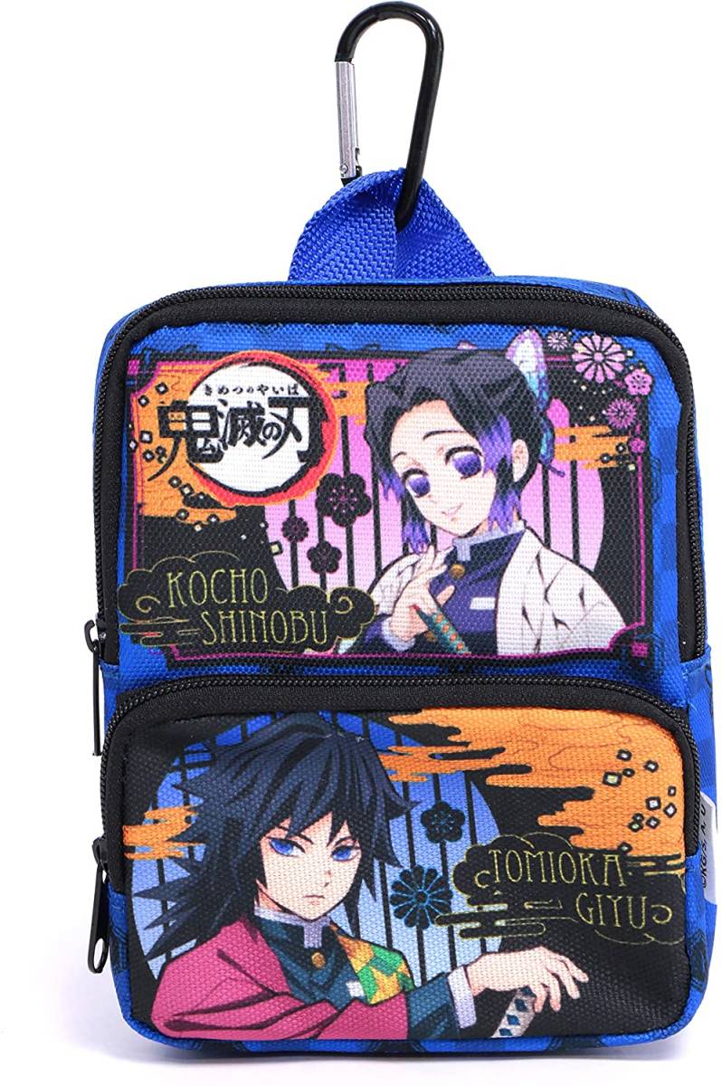 鬼滅の刃 カラビナ付 ミニリュック 富岡義勇 胡蝶しのぶ ポーチ 小物入拍卖