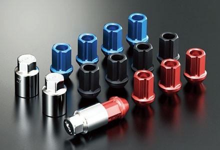 JURAN 【334534】ヘプタゴンロックナット 袋タイプM12xP1.25 レッド拍卖