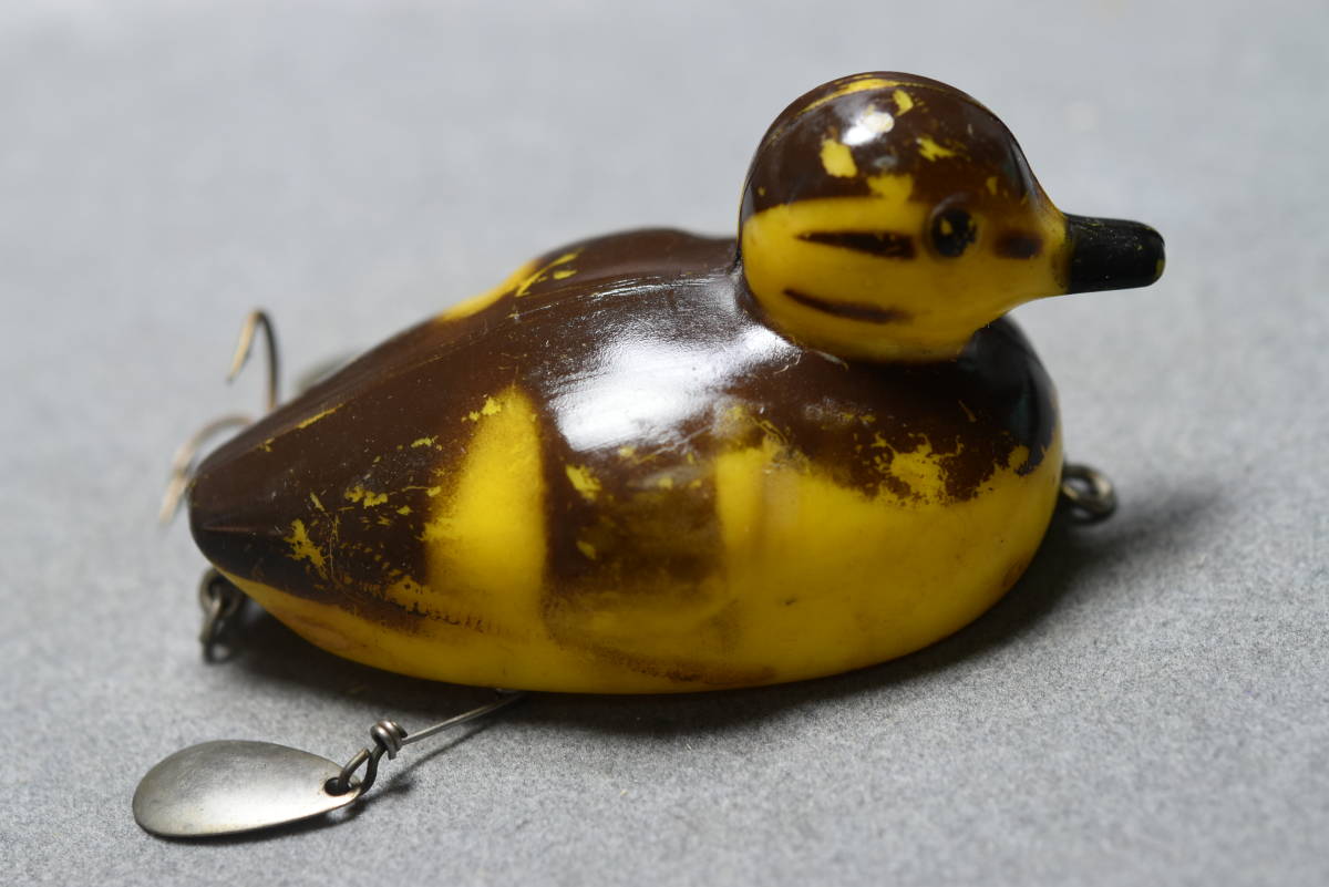 BABY CREE DUCK SZABO BILL, OH,USA OLD LURE C1960 面白珍品蒐集家向け、拍卖