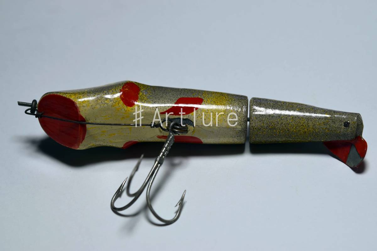 MUD PUPPY ,ROBERTS CO, C1941,VINTAGE WOOD LURE,面白珍品蒐集家向け、拍卖