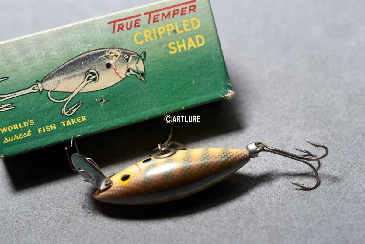 TRUE TEMPER, CRIPPLED SHAD ,VINTAGE LURE,NEW IN BOX,拍卖