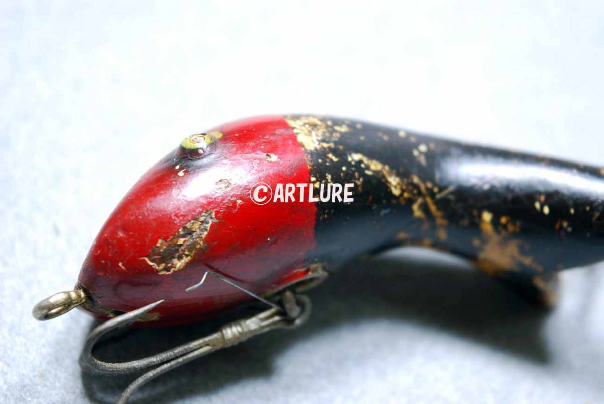 paw paw bait co,,, bull frog ,, vintage wooden lure,,面白珍品蒐集家向け、 拍卖