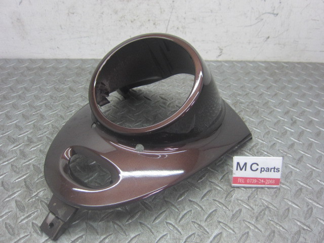 ヤマハ ビーノ SA26J? 純正 ヘッドライトカバー 茶メタ系 割れ無 ライトカウル拍卖
