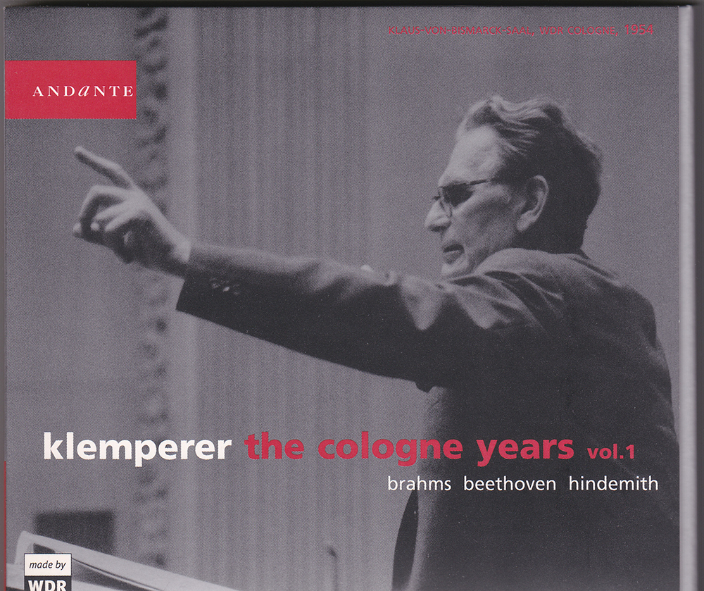 KLEMPERER / THE COLOGNE YEARS VOL.1 2CD ANDANTE拍卖