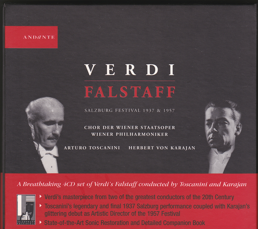 VERDI / FALSTAFF (TOSCANINI - KARAJAN) 4CD ANDANTE拍卖