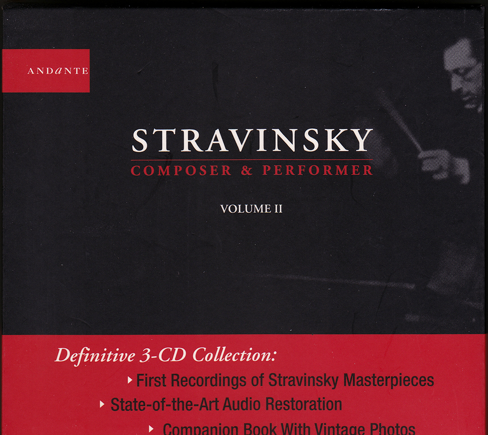 STRAVINSKY / COMPOSER & PERFORMAER VOLUME 2 3CD ANDANTE拍卖