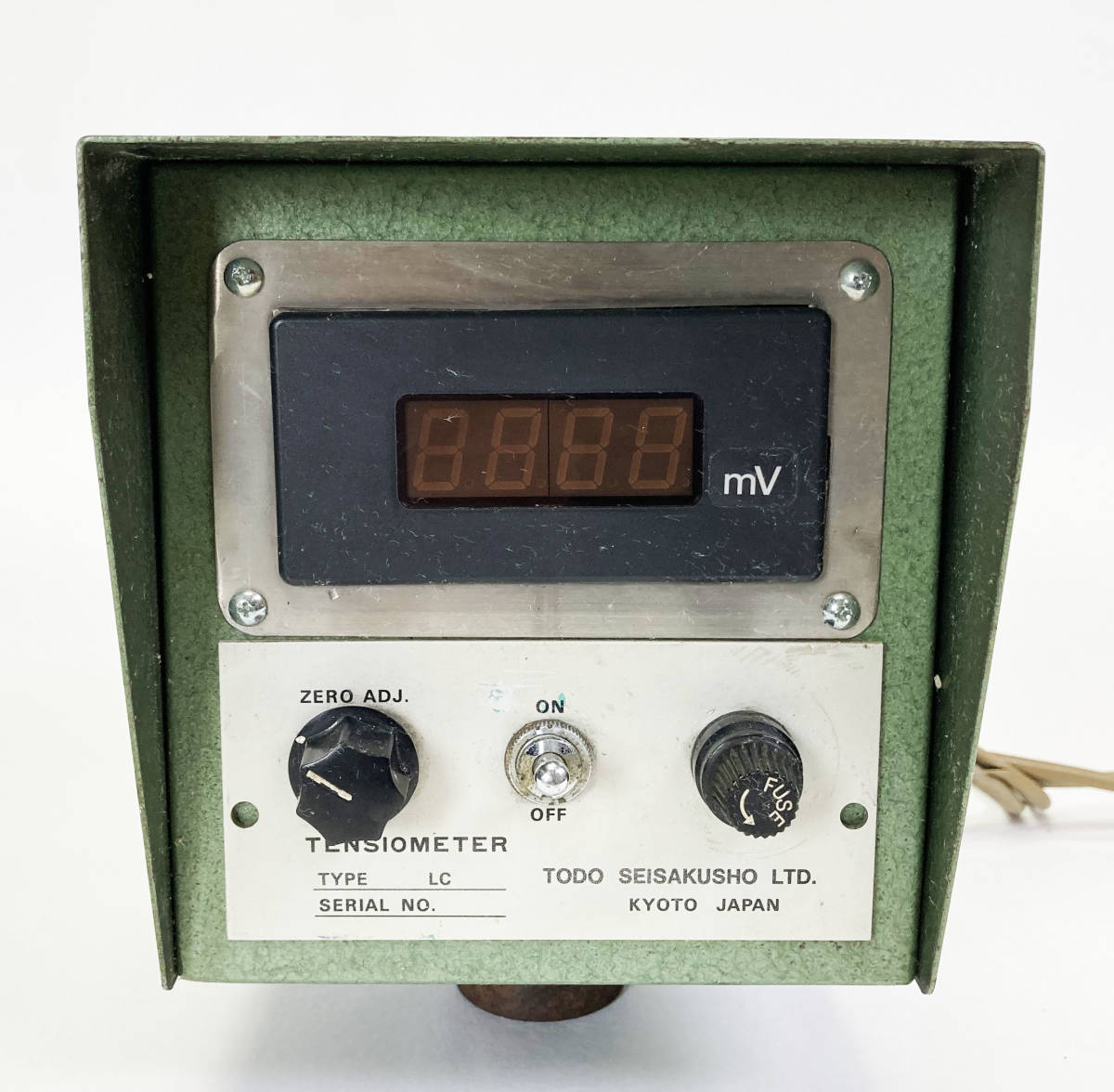 藤堂製作所 TENSIOMETER 、テンション計、計器類、機械装置、引力計、表示計、デジタル表示★ジャンク品拍卖