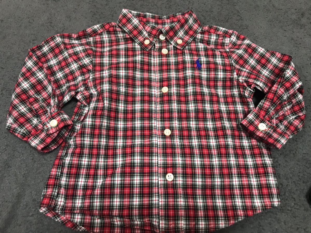 ラルフローレン チェック柄 長袖シャツ75拍卖