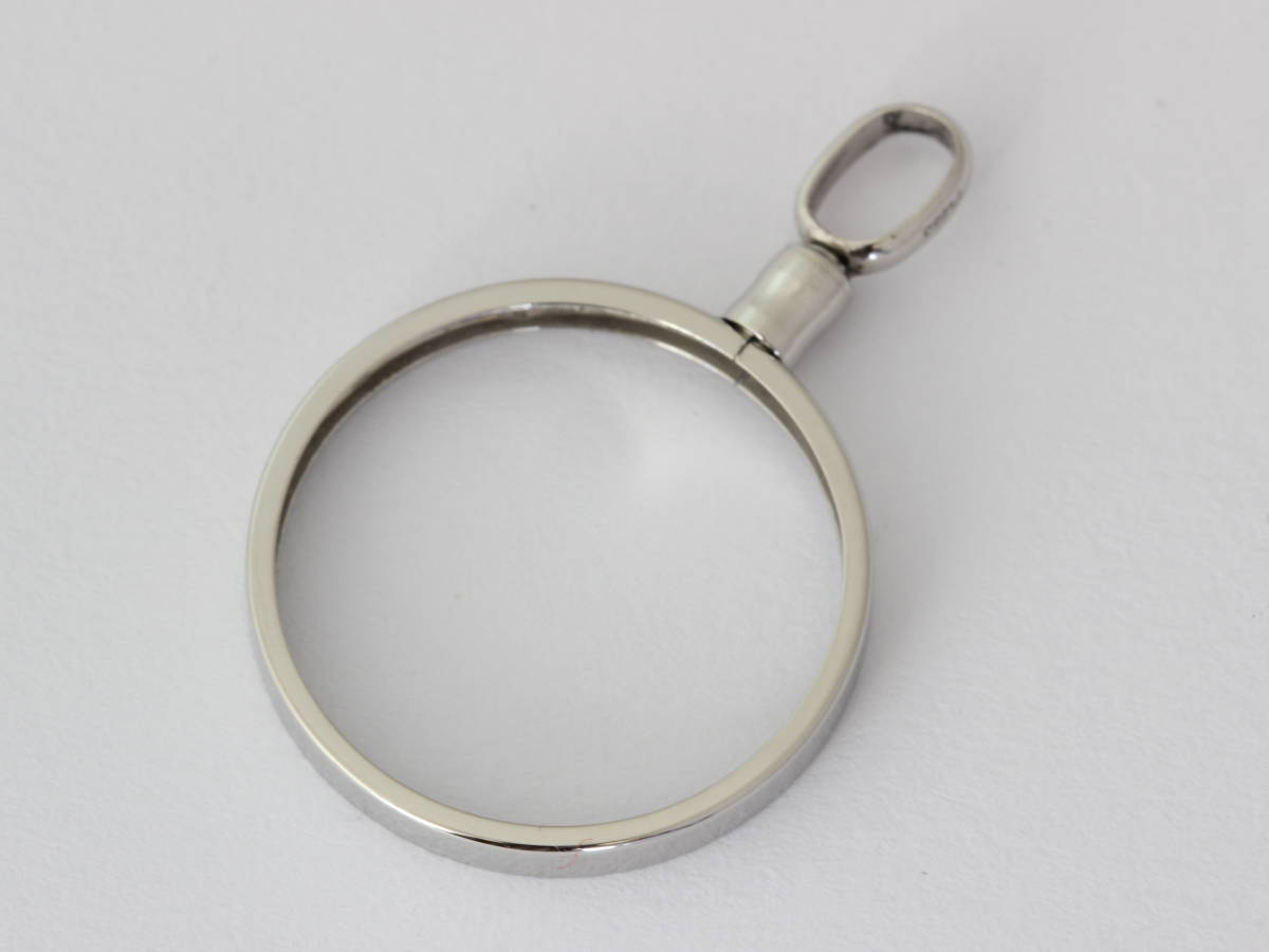 ☆★☆★☆メープルリーフ・プラチナ貨1/4oz用Pt850コイン枠(新品・送料無料)☆★☆★☆拍卖