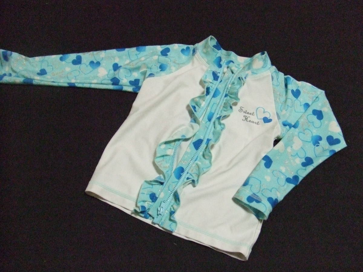 キッズ 子供 ★ 女の子 水着 ラッシュガード サイズ100 K205拍卖