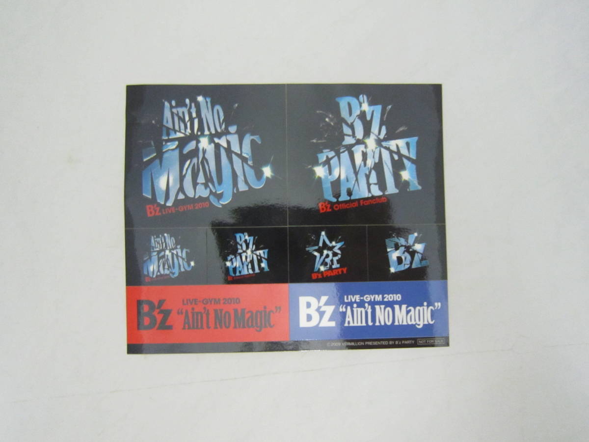B'z DVD LIVE-GYM 2010 Ain't No Magic ステッカー [grz拍卖
