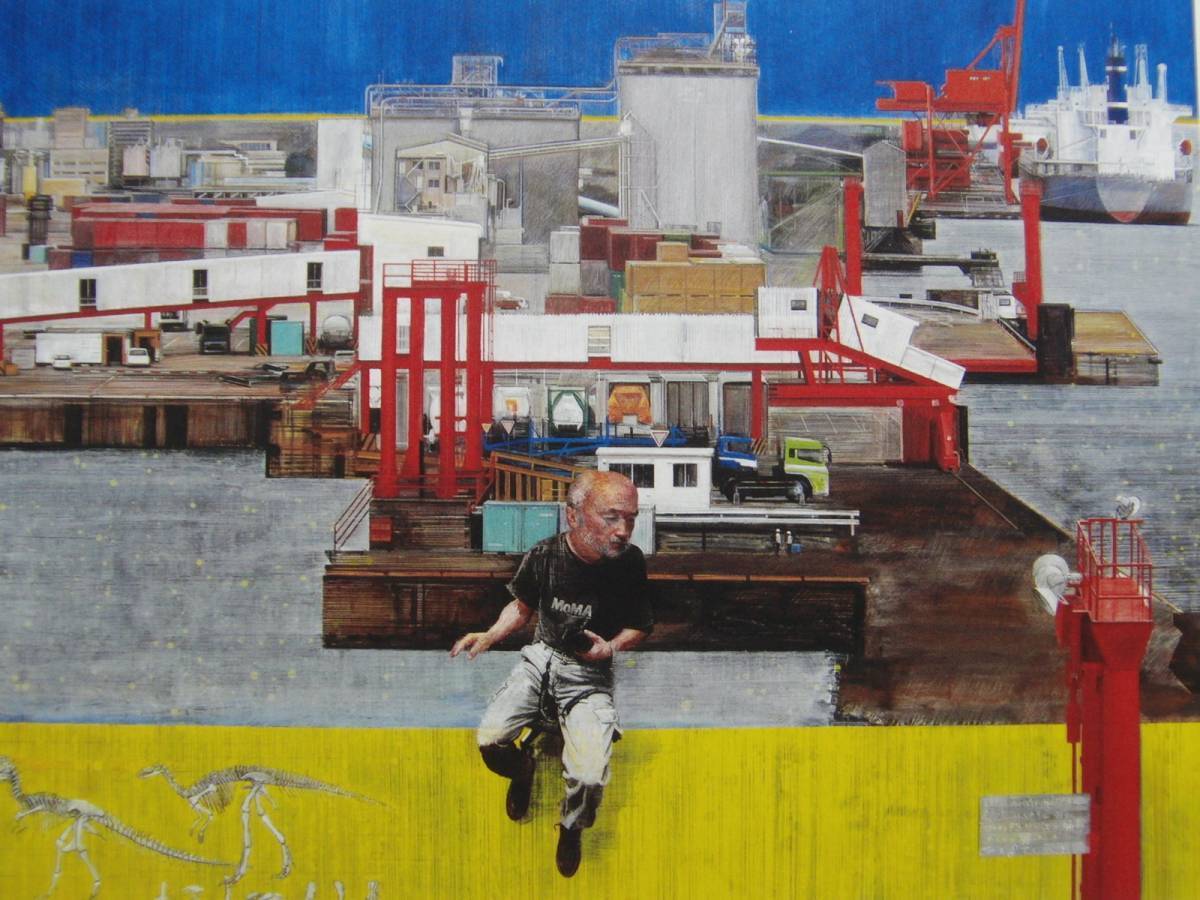 齋藤研、【雨の日】、「希少な画集より、状態良好、新品高級額装付、送料無料」、洋画 油彩 日本の画家、arte拍卖