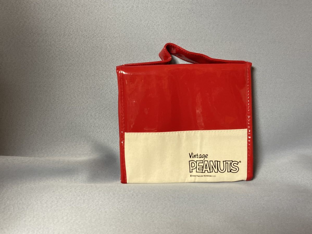 送料無料 スヌーピーハウス キャンパス調 赤 保冷バッグ 非売品 ランチバッグ拍卖
