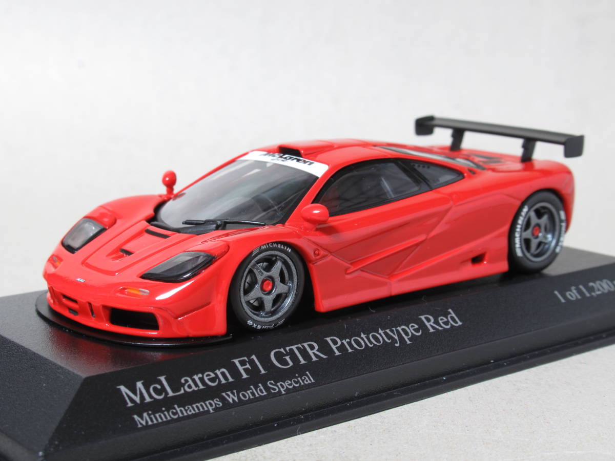 1/43 マクラーレン F1 GTR プロトタイプ レッド ミニチャンプスワールドスペシャル特注拍卖