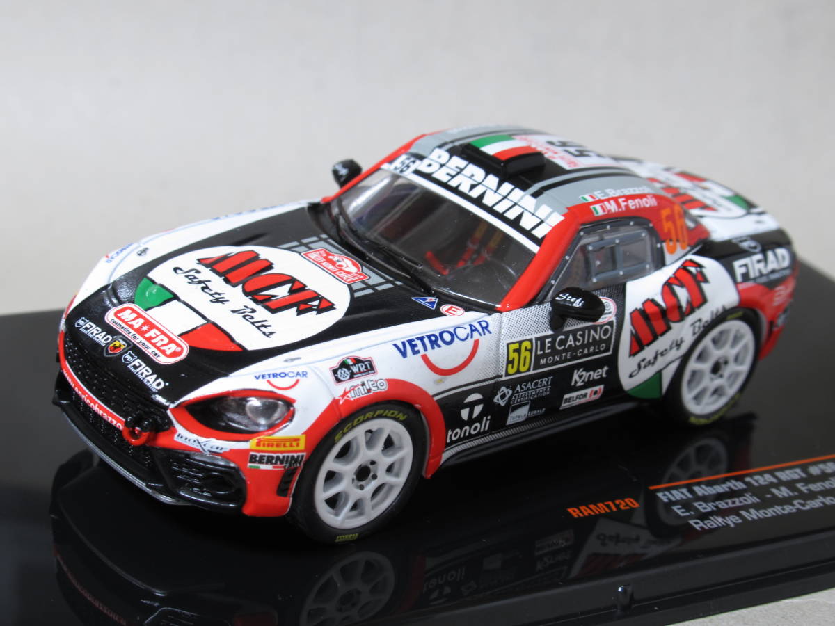 1/43 フィアット アバルト 124 RGT #56 モンテカルロラリー 2019拍卖