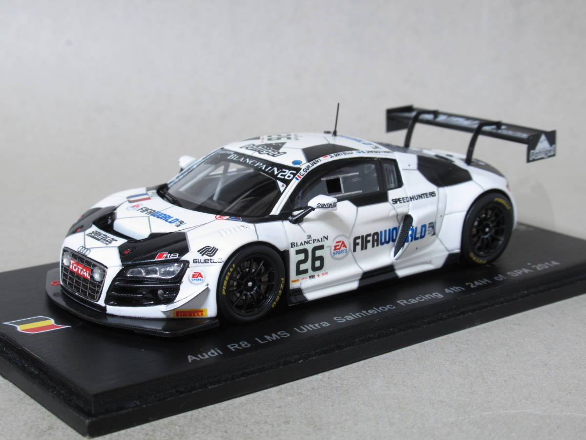 1/43 アウディ R8 LMS ウルトラ Saintelocレーシング #26 スパ24時間レース 2014拍卖