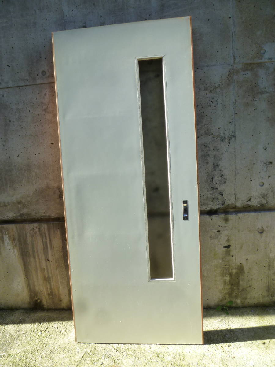 最終値下げ!M7674 引き戸 曇りガラス付 1枚 176.5cm 横幅74.5cm 奥行3cm【送り先は会社 事務所 店舗限定】【個人様は西濃運輸局留め】拍卖