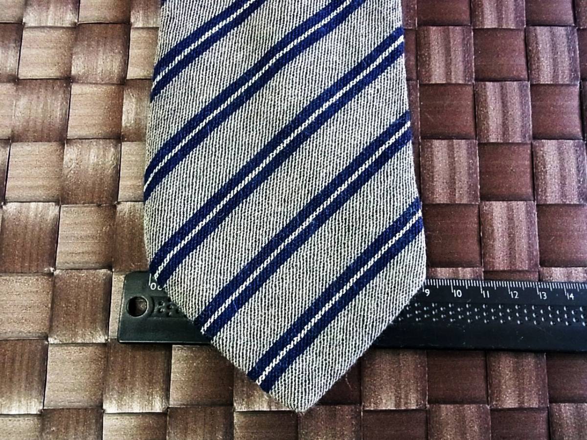 yW1127高級 ウール 生地 美品レミュー「LES MUES」ネクタイ●拍卖