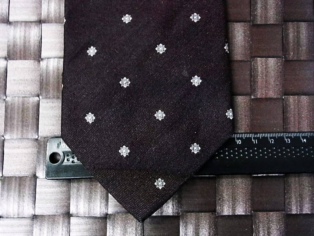 yW1155高級 ウール 生地 美品ベルモーレ「BELLUMORE」ネクタイ●拍卖