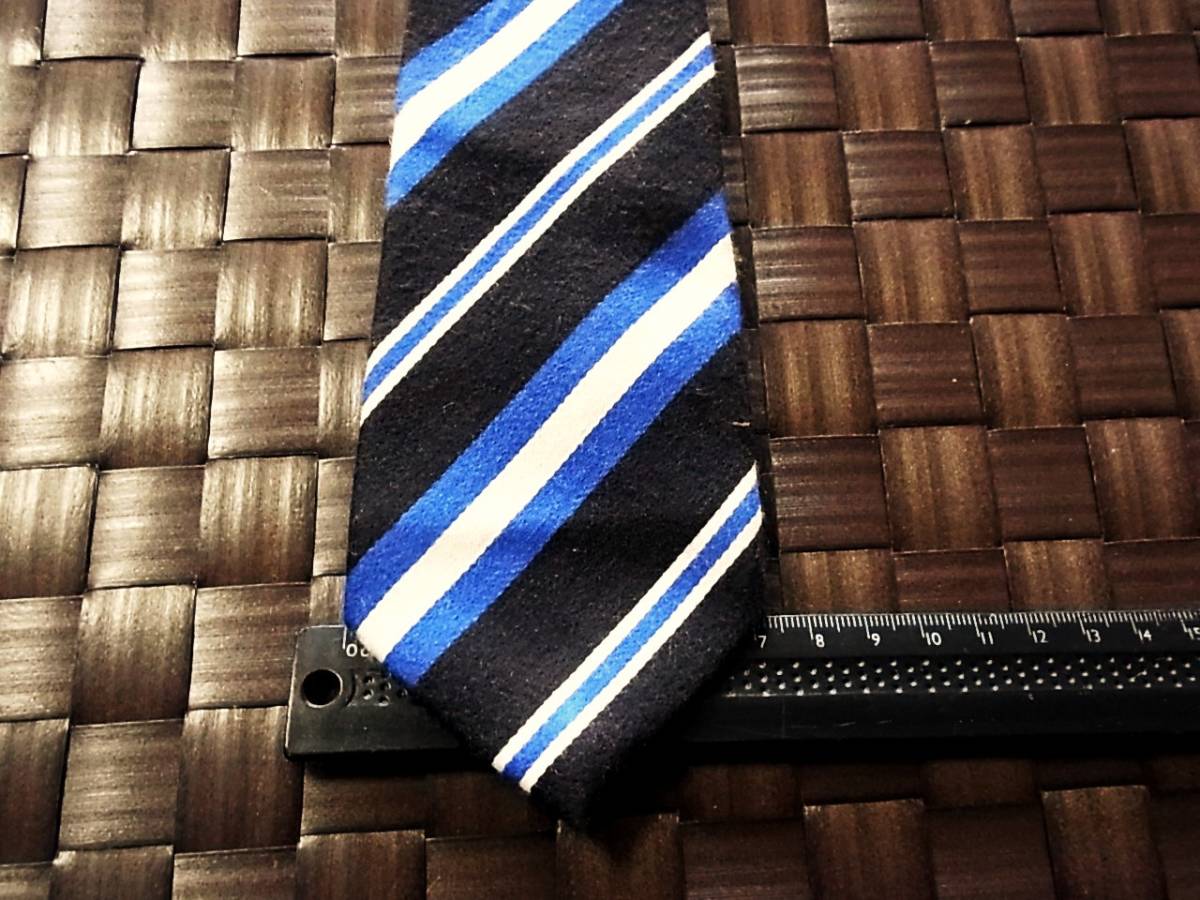 yW1378高級 ウール 生地 美品レミュー「LES MUES」ネクタイ●拍卖