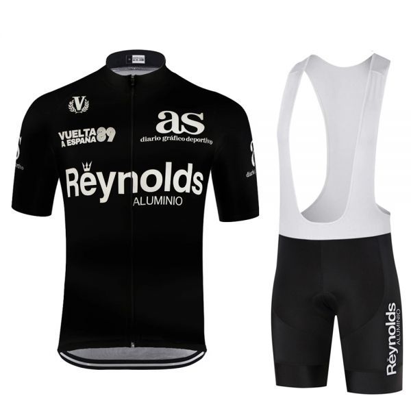 新品 レトロデザイン 上下セット No49 XXLサイズ スペイン サイクルジャージ ウェア 半袖 メンズ サイクリング MTB ロードバイク 自転車拍卖
