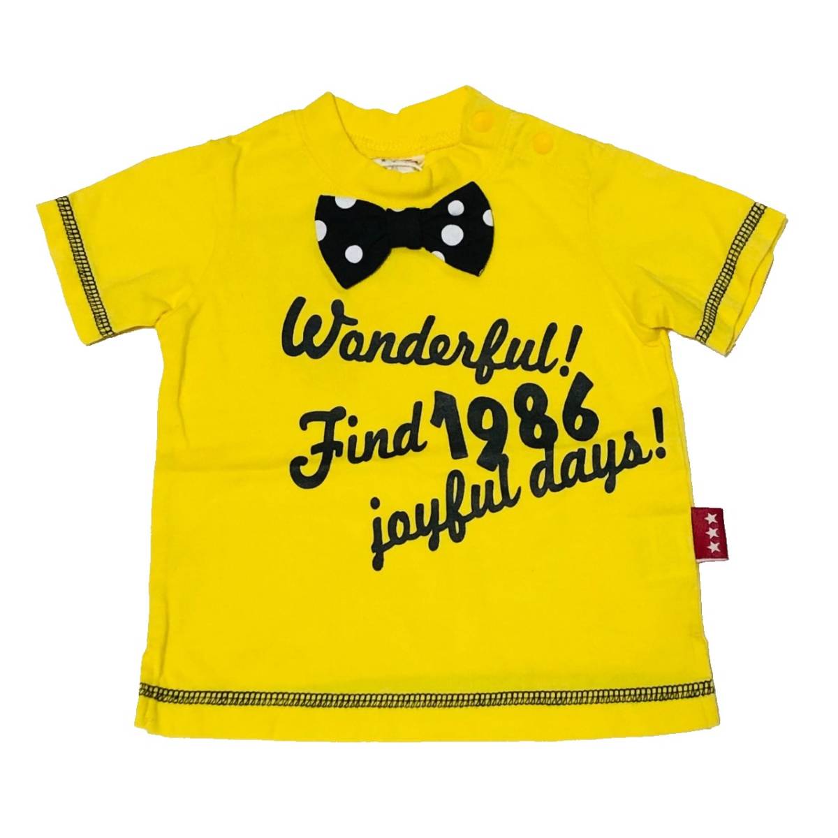 訳有最終大特価♪KID’S蝶ネクタイTシャツ80YE/PUNKロカビリー拍卖