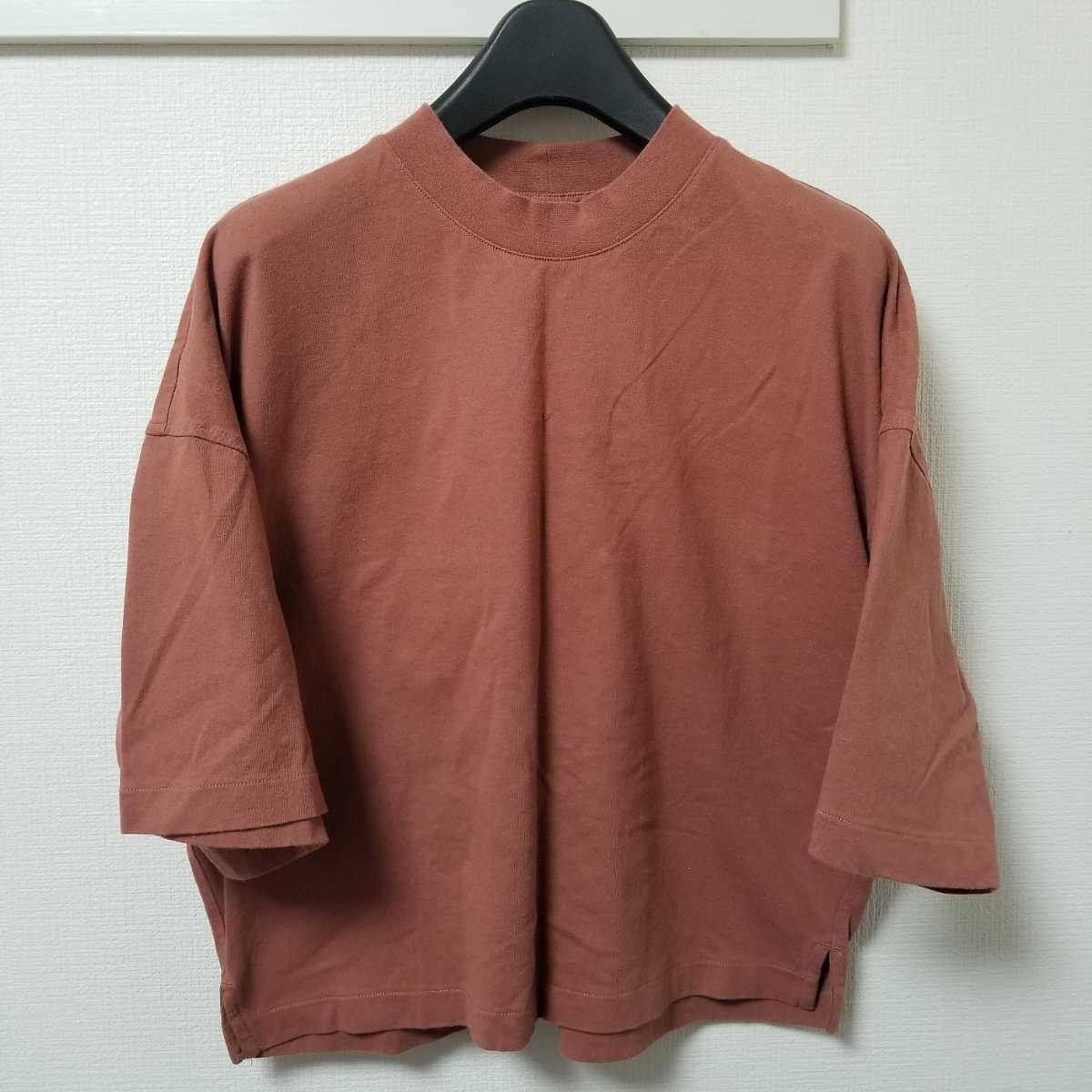 UNIQLO U ワイドTシャツ ブラウン サイズS ユニクロ ユー 03B2203拍卖