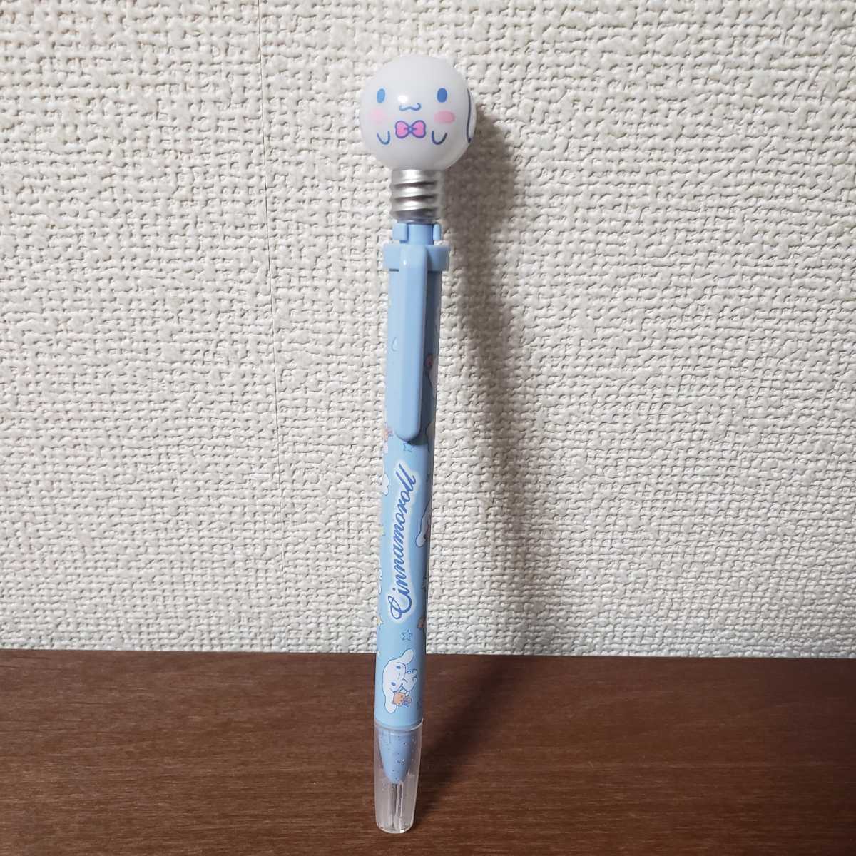 即決! シナモン LEDライト付き ボールペン くまさん拍卖