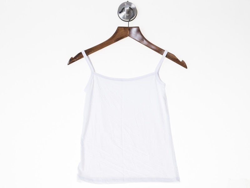 レディースファッション 無地 細紐 キャミソール トップス インナー シンプル#ホワイトL拍卖