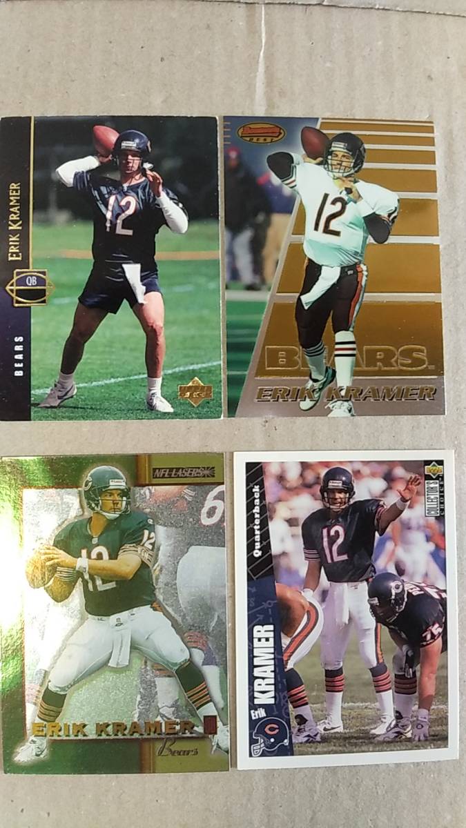 NFLカード ERIK KRAMER 10種 ベアーズ QB拍卖