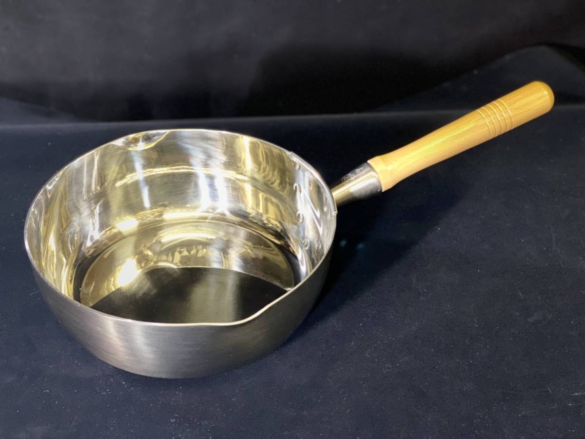 ステンレス 雪平鍋 新品未使用 業務用 拍卖