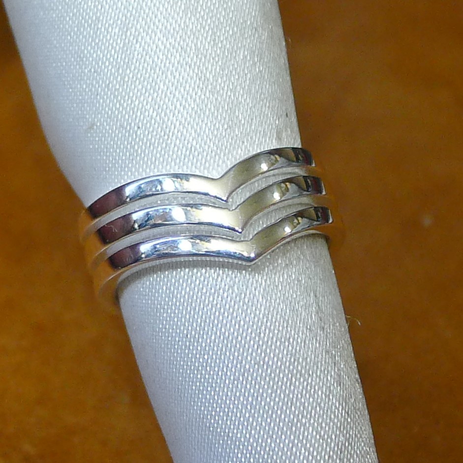 SR2025 指輪シルバー925刻リング 11-13号 モダンデザイン 送料無料拍卖