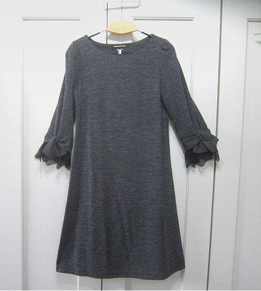 ストロベリーフィールズ ワンピース リボン レース 日本製 クリーニング済 送料無料拍卖