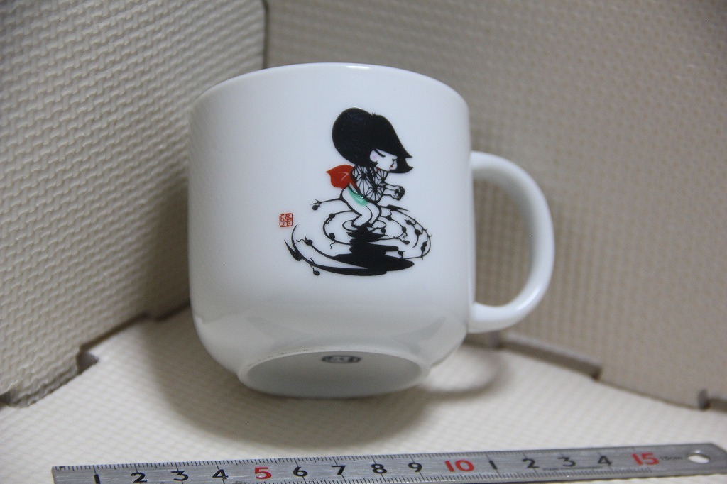陶器製 和柄 たち吉 マグカップ 検索 切絵風 ? 滝平二郎 ? コップ イラスト グッズ拍卖
