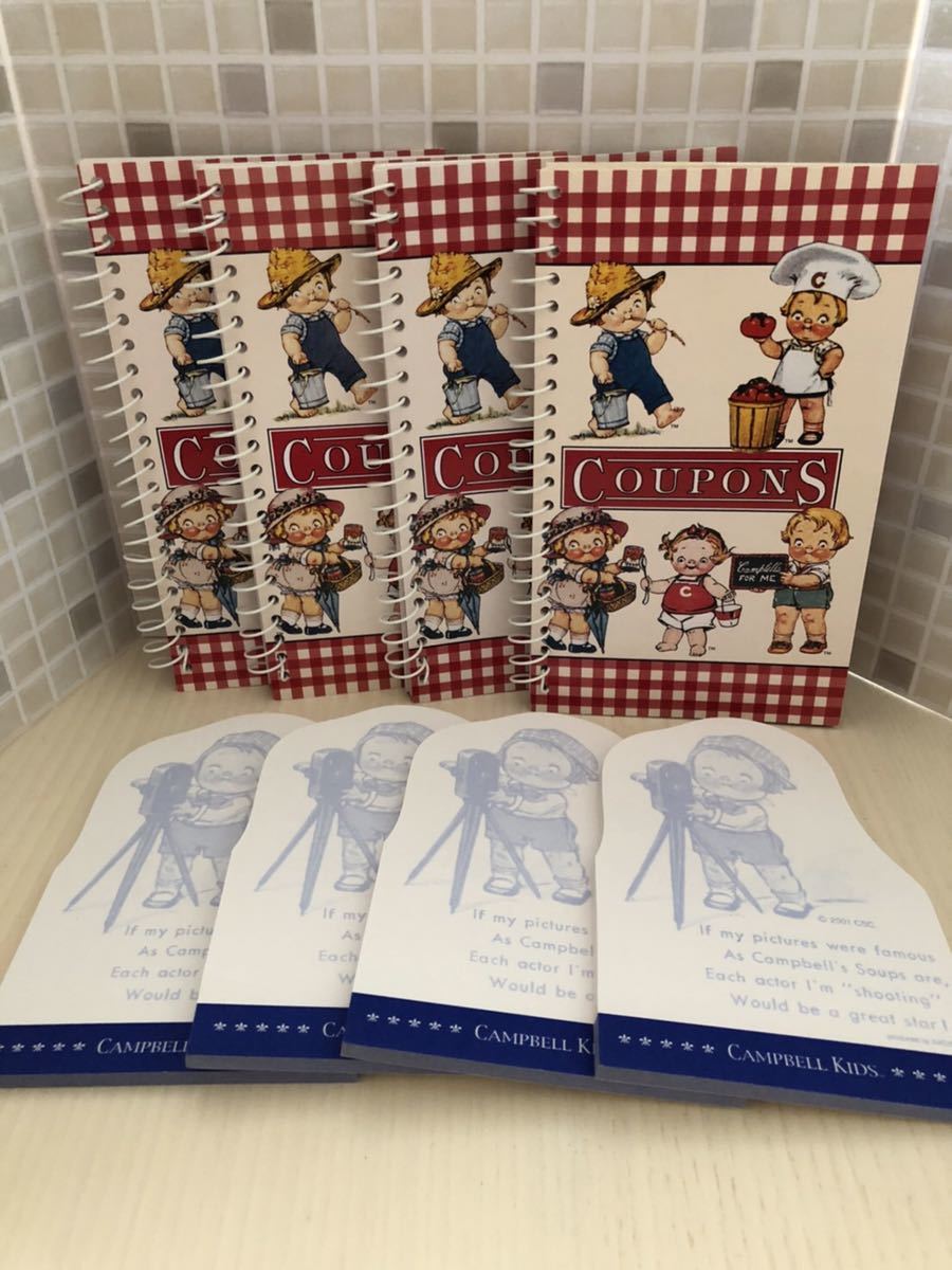 キャンベル キャンベルキッズ クーポンブック、メモ帳拍卖