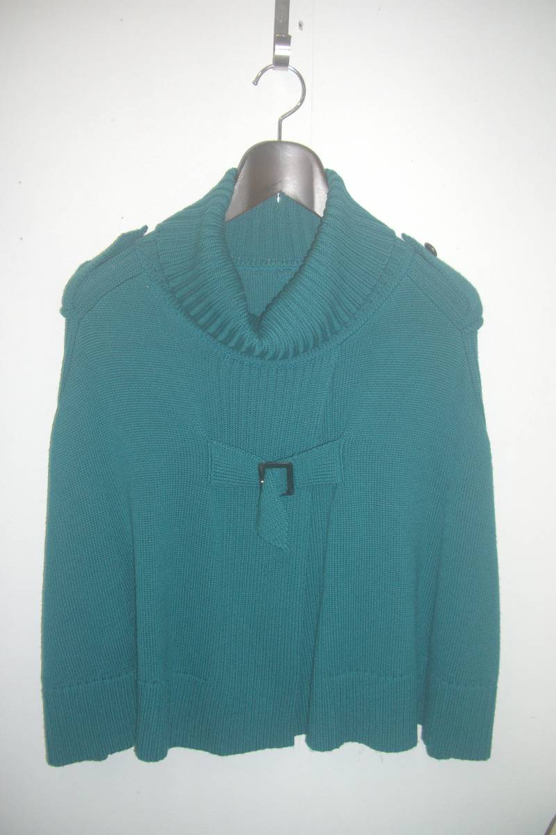 modify(モディファイ/ワールド)毛100%/ケープ/ニット☆サイズ40拍卖