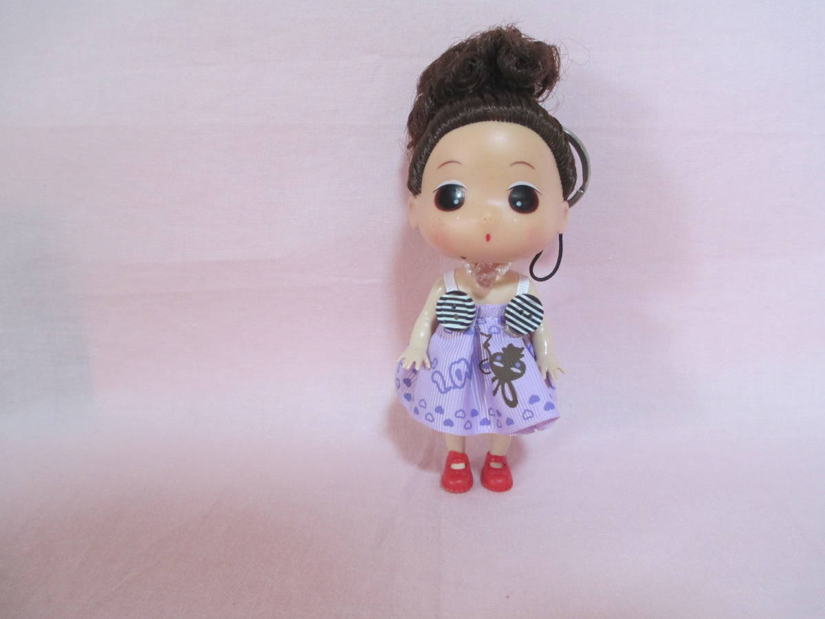 ★即決★ポニーテール 女の子 ソフビ人形 ストラップ・キーチェーン付き 拍卖