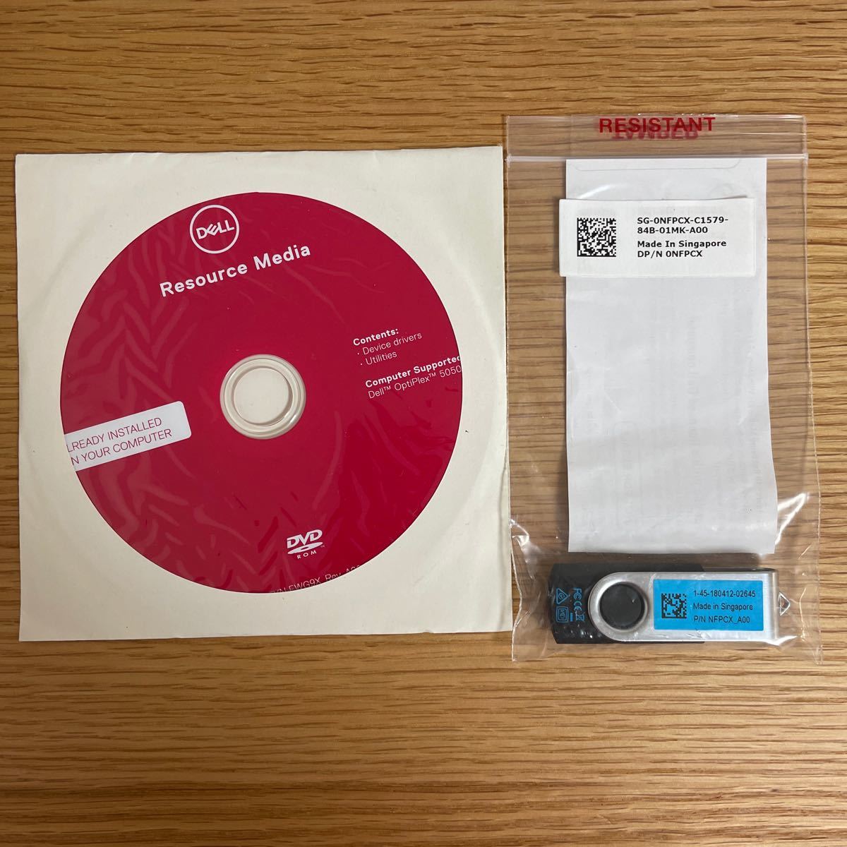 DELL 5050 win10 リカバリメディア Resource Media 中古未開封品 USBリカバリ付き②拍卖