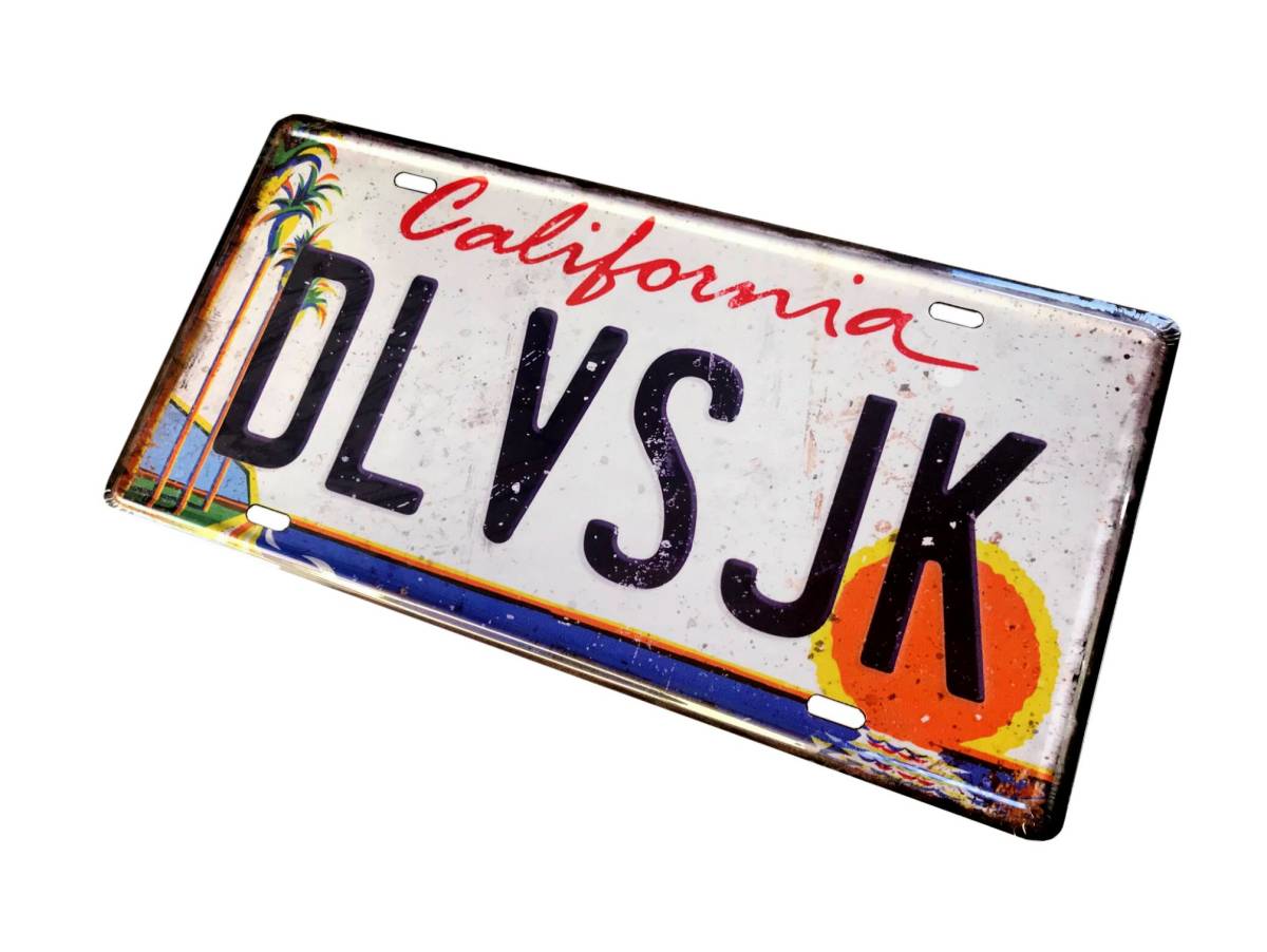 米国,USAナンバープレート,実物大,復刻版/California,DLV拍卖
