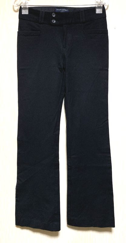 NO.229 美品 バナナリパブリック/BANANA REPUBLIC パンツ ブラック レディースパンツ 送料クリックポスト185円拍卖