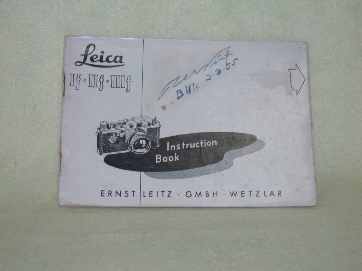 :取説市 送料込: 超珍品  ライカ Ⅰf・Ⅱf・Ⅲf 拍卖
