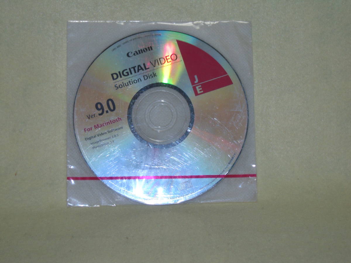 :取説市 送料込: キャノン デジタルビデオ Ver9,0 マック用拍卖