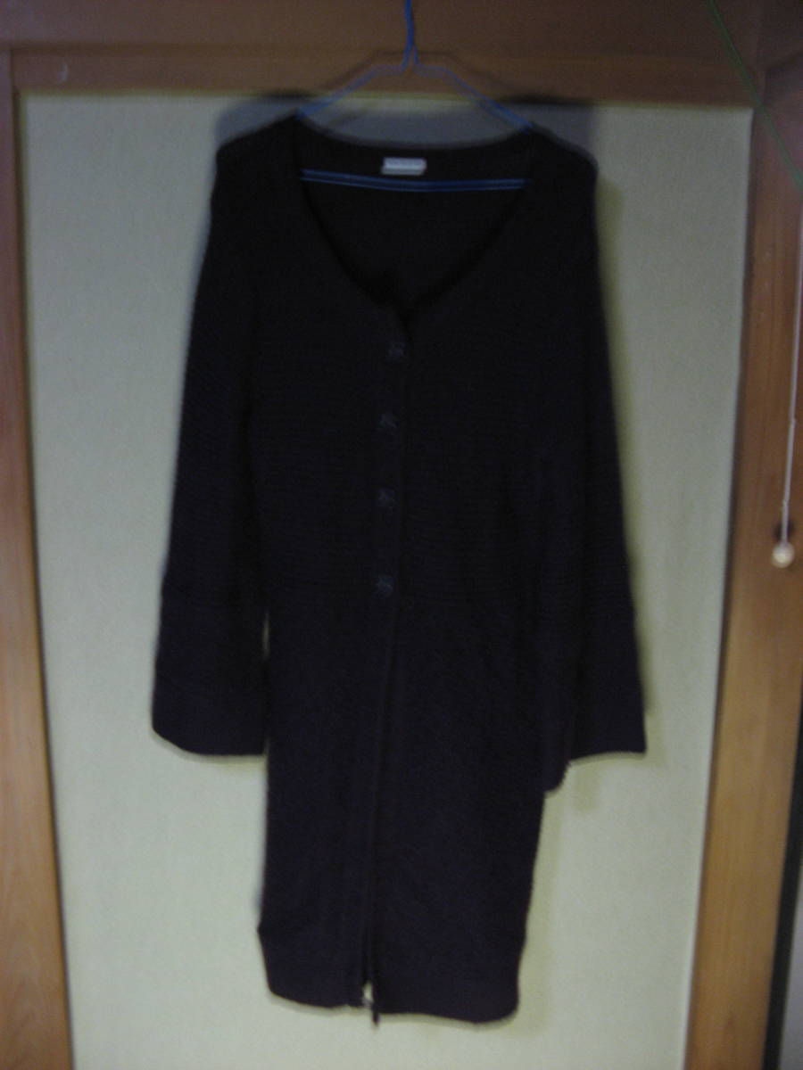 ロングカーディガン レディース  ニット L 同梱手渡し可拍卖