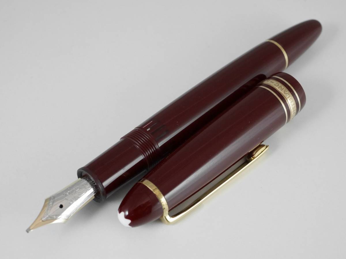 *即決* モンブラン MONTBLANC マイスターシュテュック 146 ボルドー 万年筆 B 送料無料拍卖