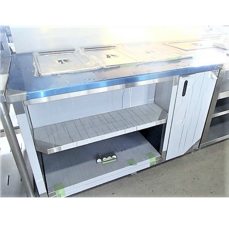 【未使用品】 電気式ウォーマーテーブル タニコー TEW-120A 2013年製 三相200V 幅1200×奥行750×高800mm (No.nc06) 業務用 厨房機器拍卖