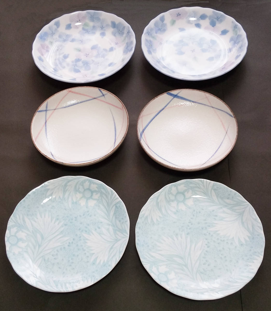 小皿 3種類×2セット 長期保管品 未使用品拍卖