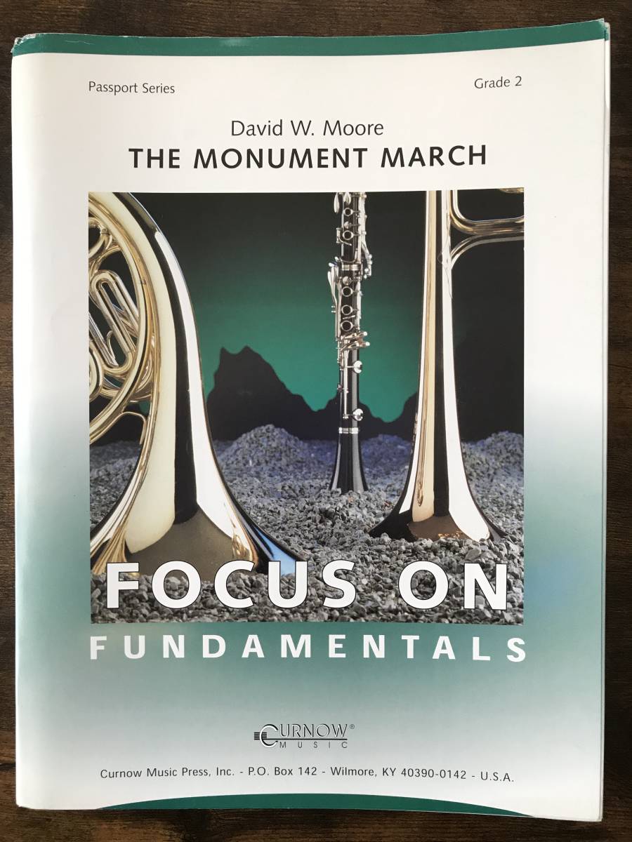 送料無料/吹奏楽楽譜/デイヴィッド・W・ムーア:ザ・モニュメント・マーチ/試聴可拍卖