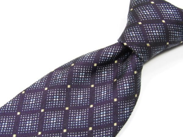 Pierre Balmain(ピエール・バルマン) シルクネクタイ 格子柄 841598C130R30拍卖