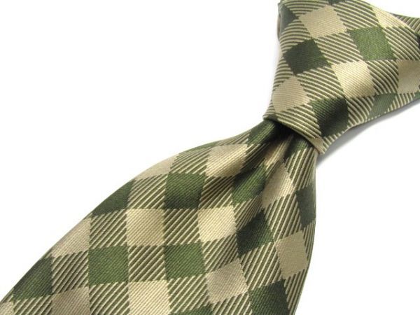 MITSUMINE(三峰) シルクネクタイ 格子柄 イタリア製 841595C130R30拍卖